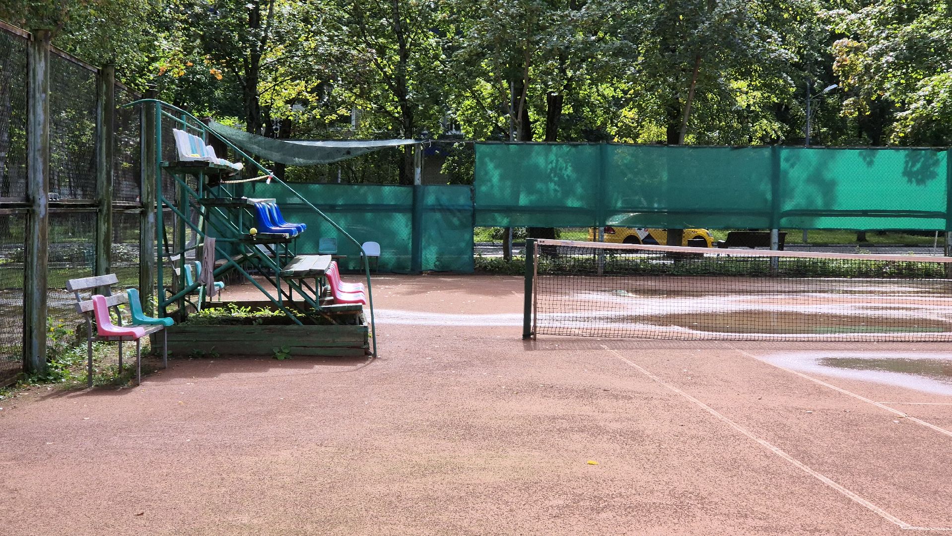 дубна, теннисныекорты, ремонт,