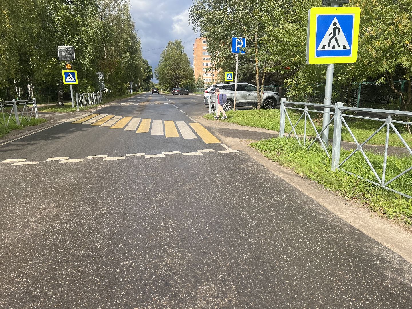 Запрудня , Дороги пешеход, талдомский городской округ,