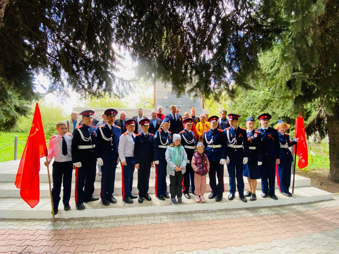 Домодедово, День Победы, 9 Мая, памятник, возложение цветов