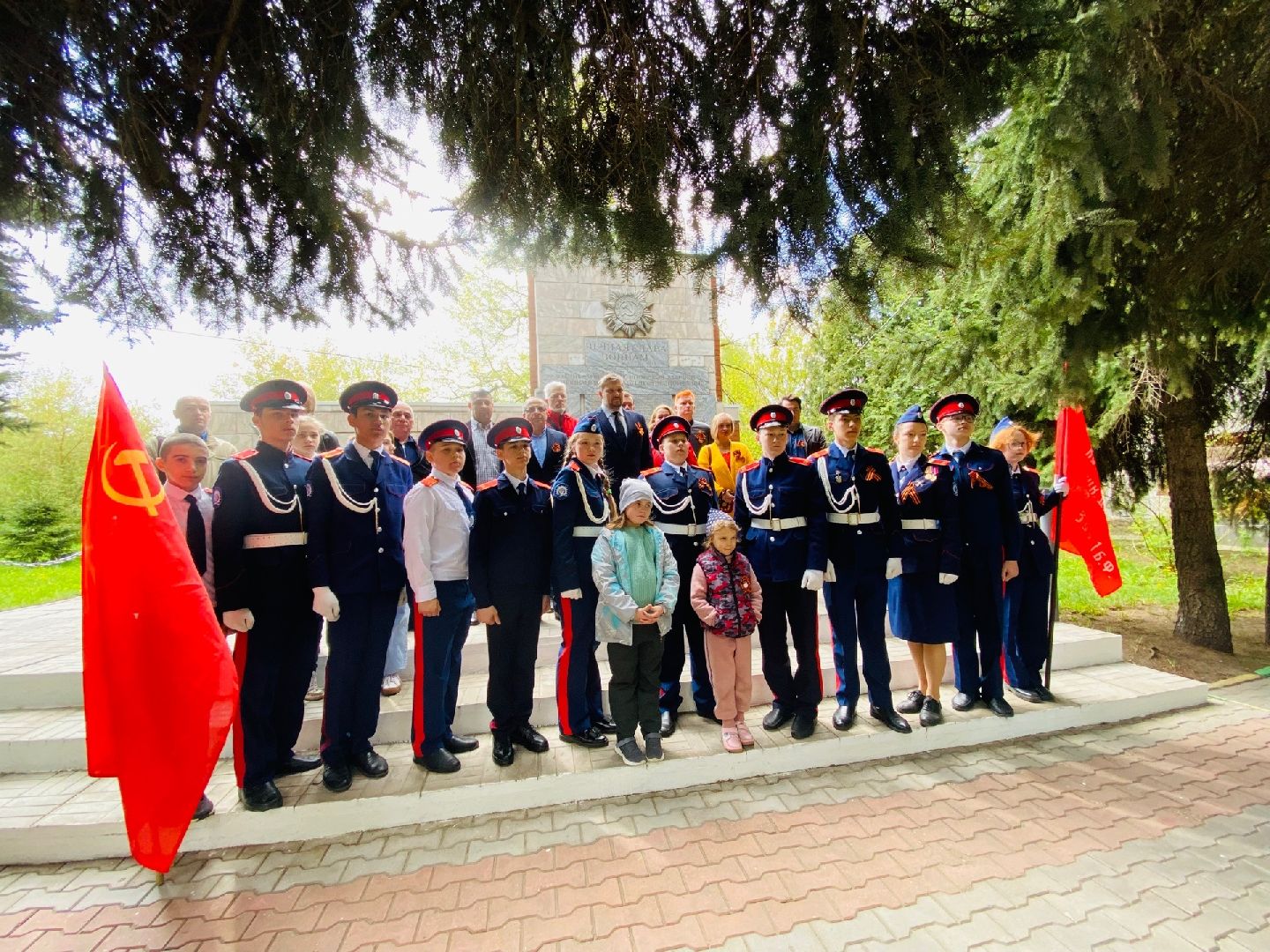 Домодедово, День Победы, 9 Мая, памятник, возложение цветов