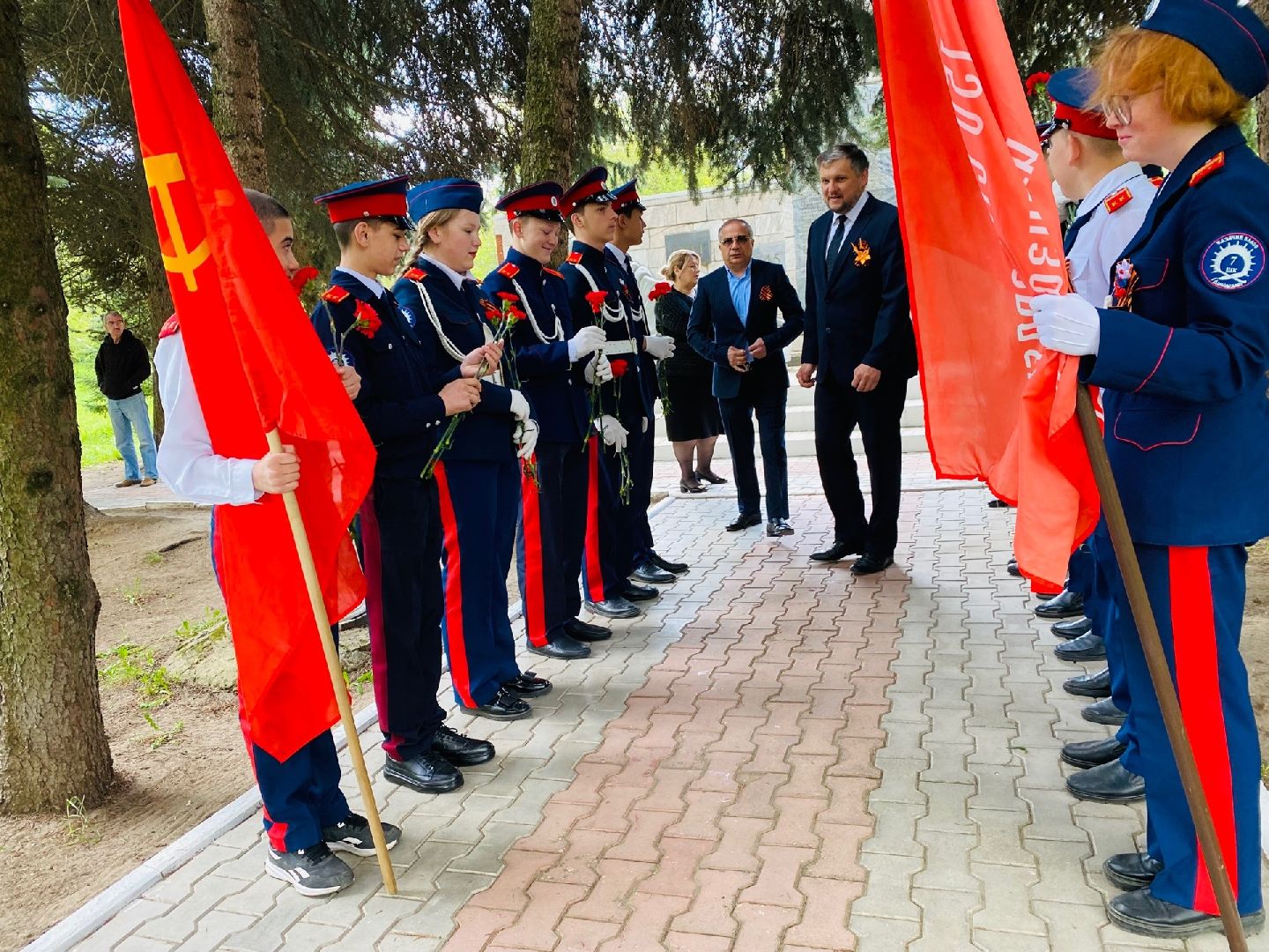 Домодедово, День Победы, 9 Мая, памятник, возложение цветов