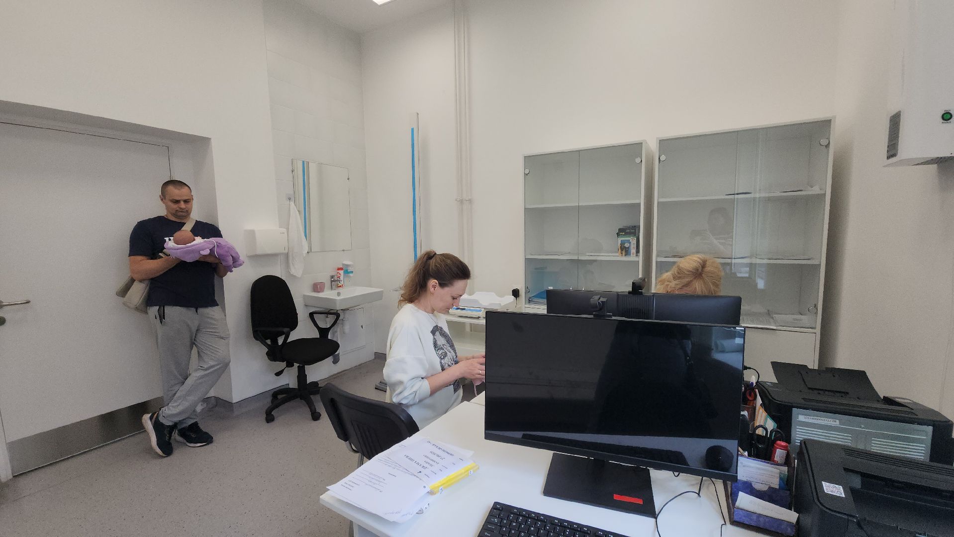 люберецкая областная больница, поликлиника микрорайона Зенино, врач-педиатр,