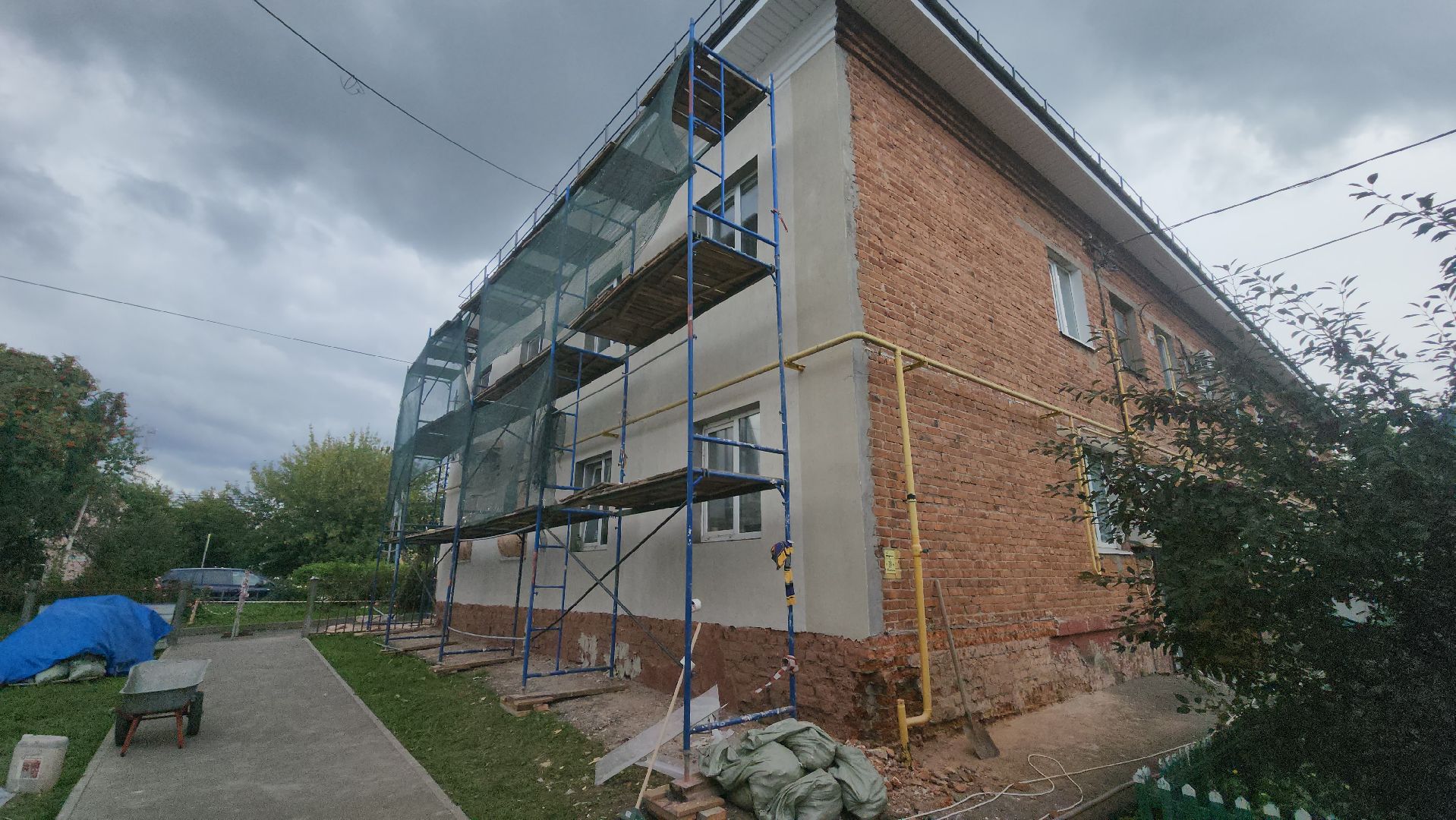 Зарайск, Строительство, отделка многоквартирного дома,