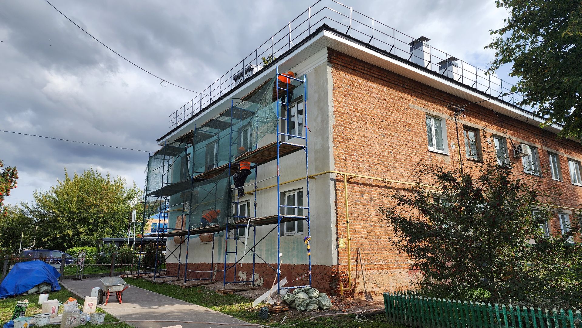 Зарайск, Строительство, отделка многоквартирного дома,