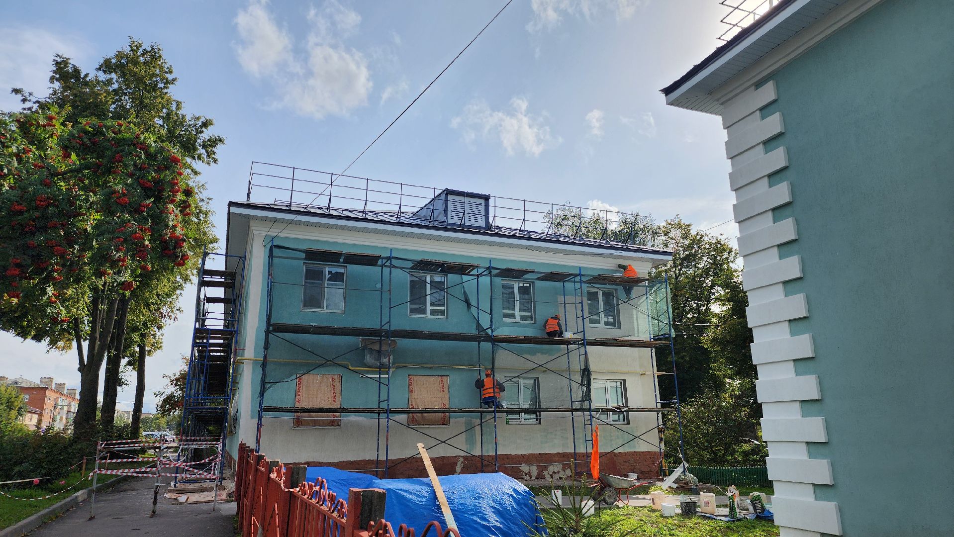 Зарайск, Строительство, отделка многоквартирного дома,