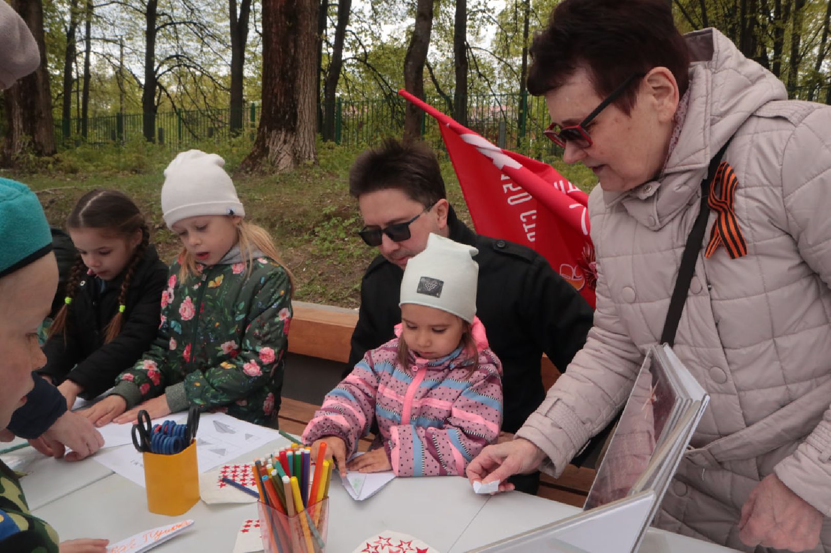Пущино, День Победы, самолетик Победы