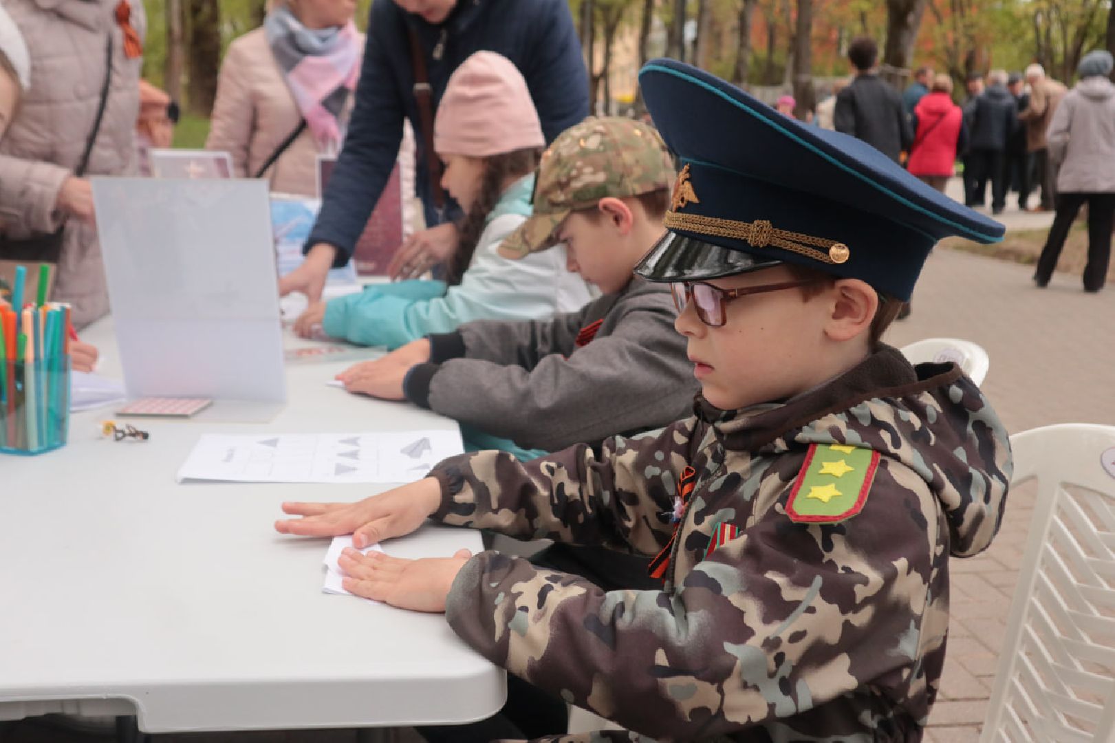 Пущино, День Победы, самолетик Победы