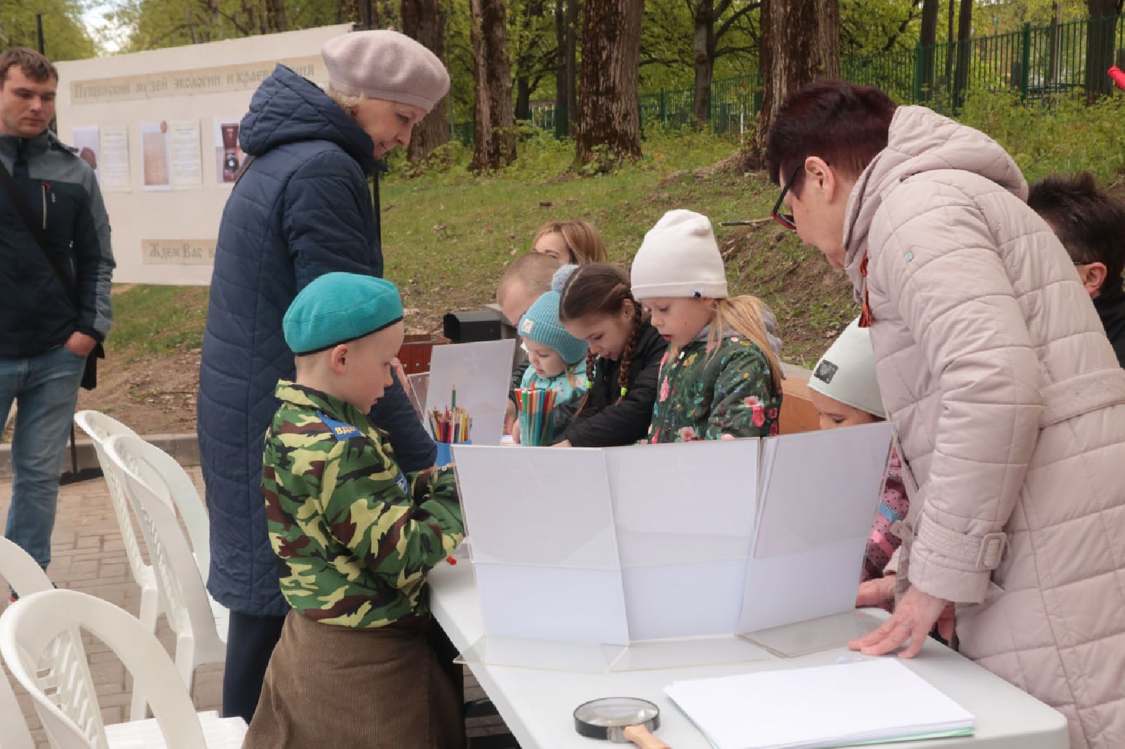 Пущино, День Победы, самолетик Победы