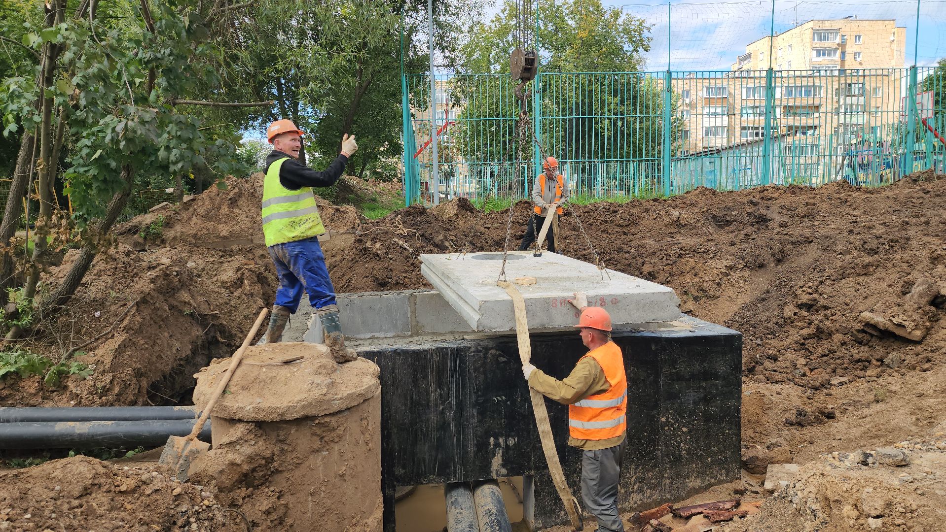 жкх, замена теплосетей, новые теплокамеры, руза,