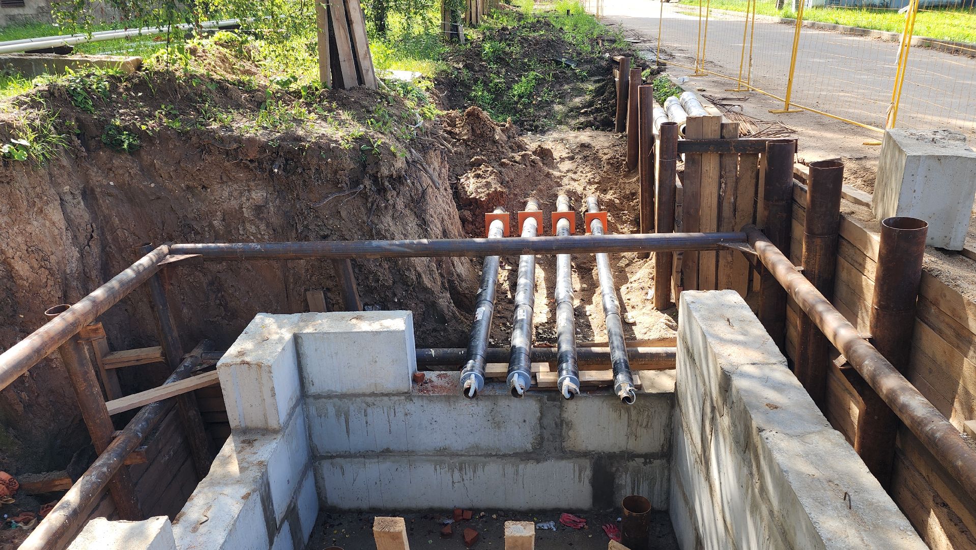 волоколамск, сычево, ремонт теплосетей,