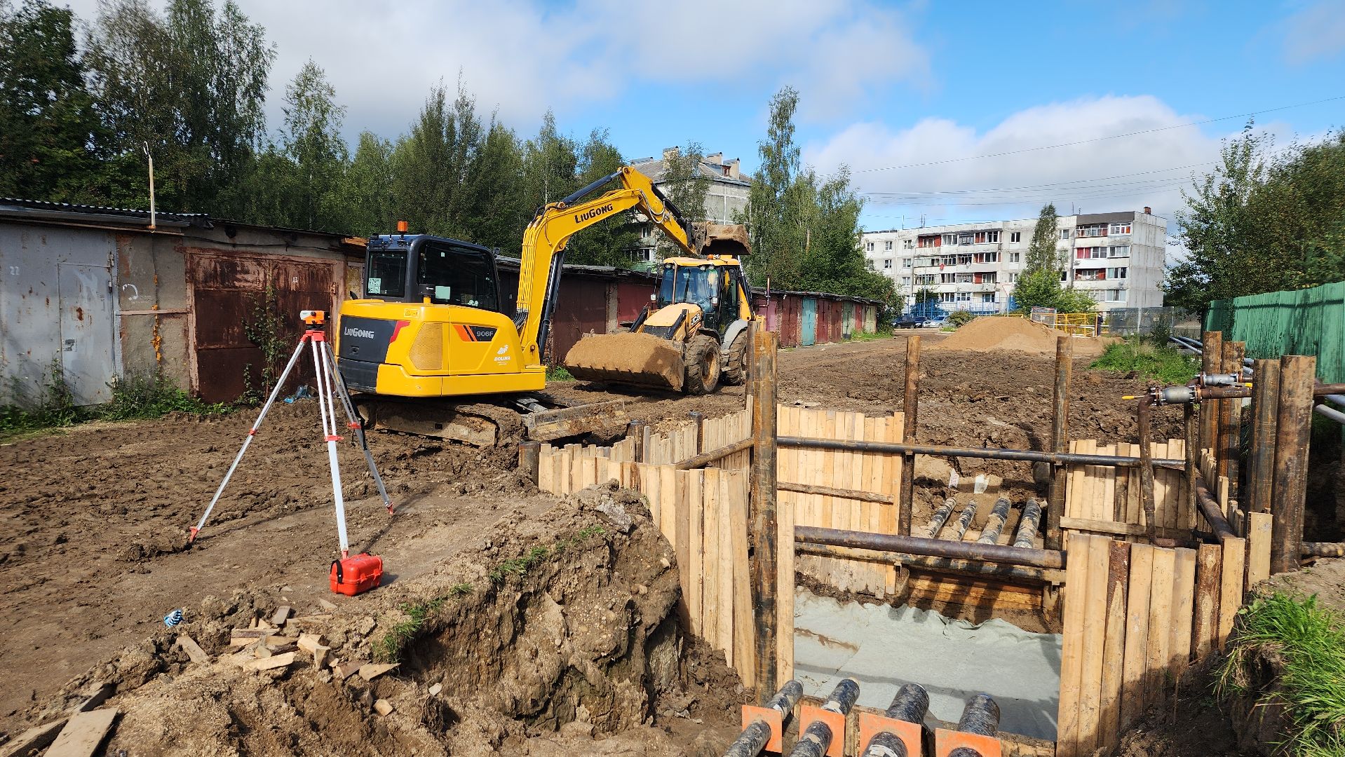 волоколамск, сычево, ремонт теплосетей,