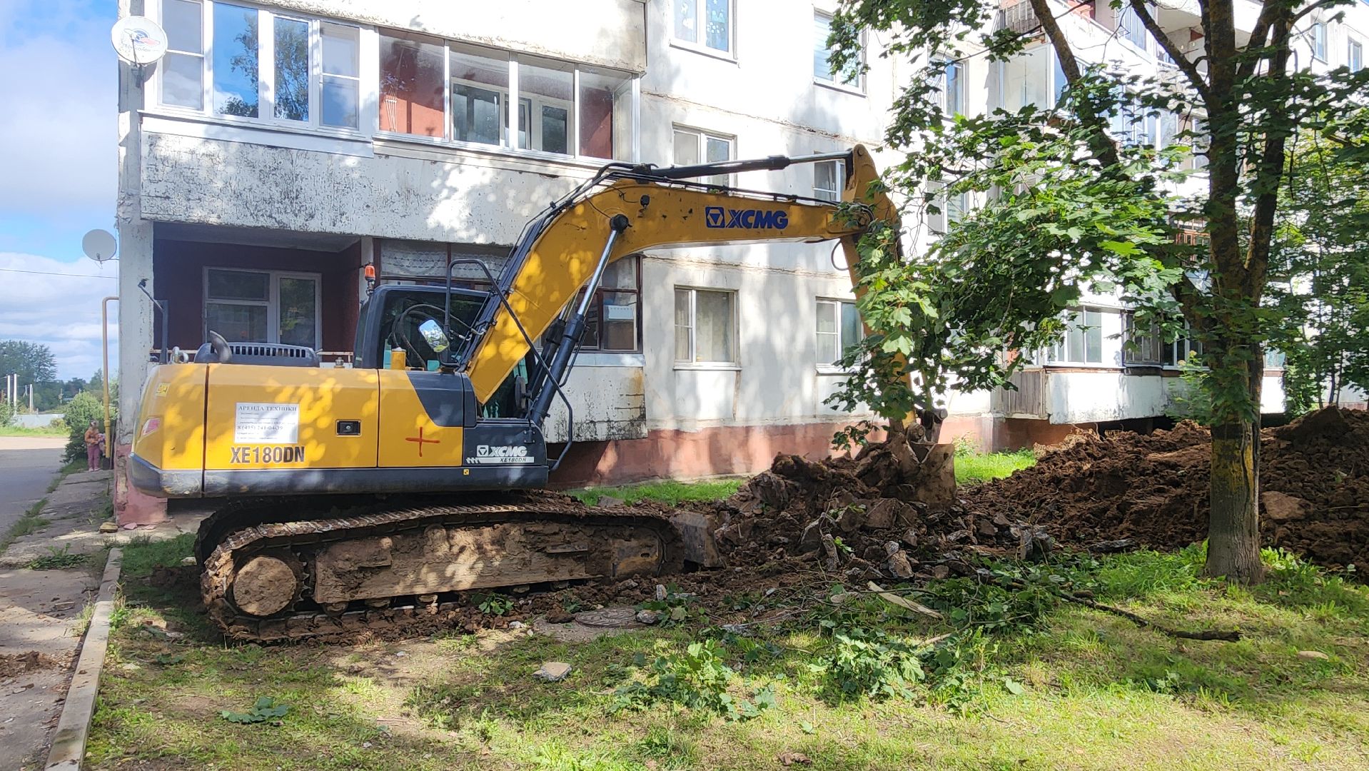 волоколамск, сычево, ремонт теплосетей,