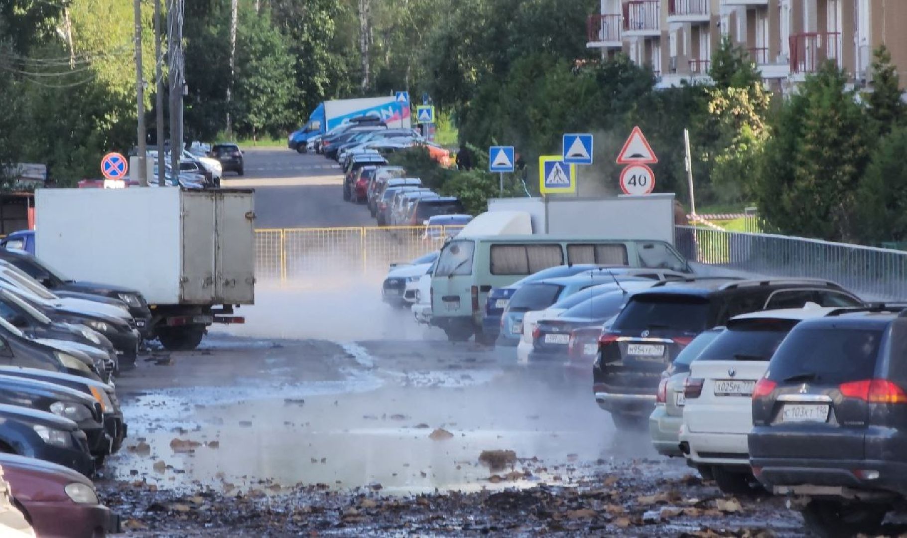 трубопровод, прорыв, авария, устранение аварии,