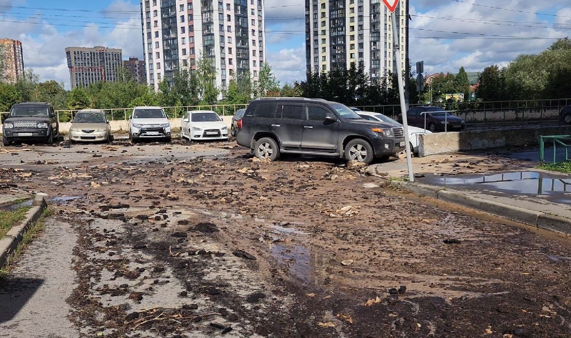 трубопровод, прорыв, авария, устранение аварии,