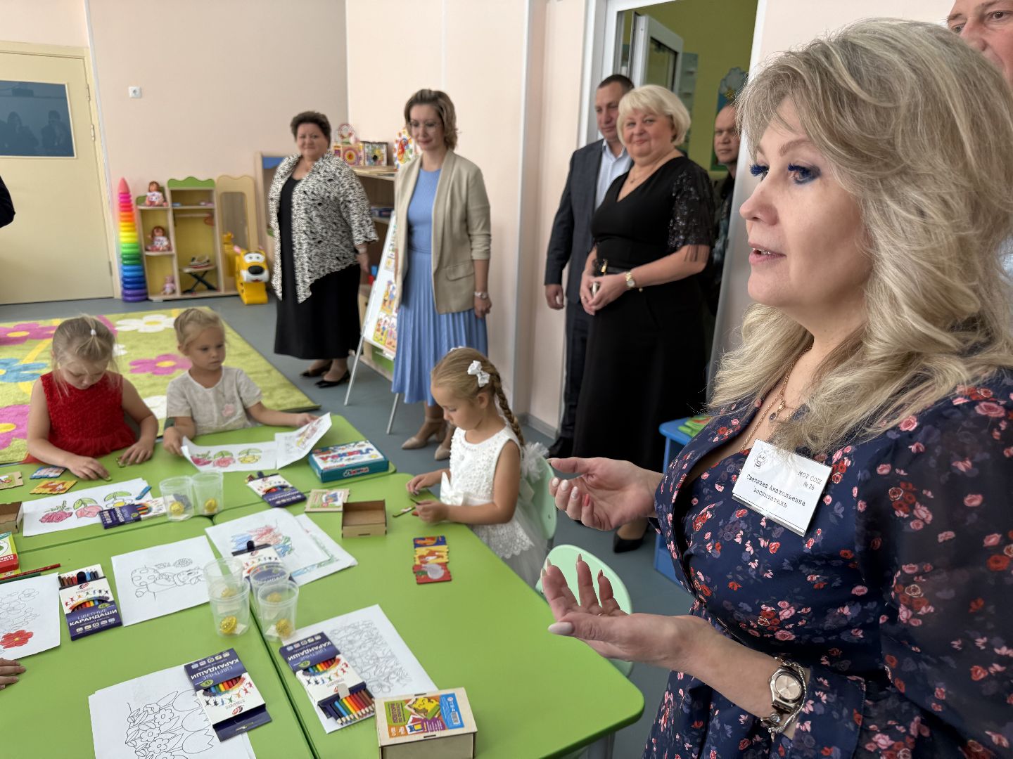 люберцы, детский сад, открытие детского сада, глава администрации городского округа владимир во,