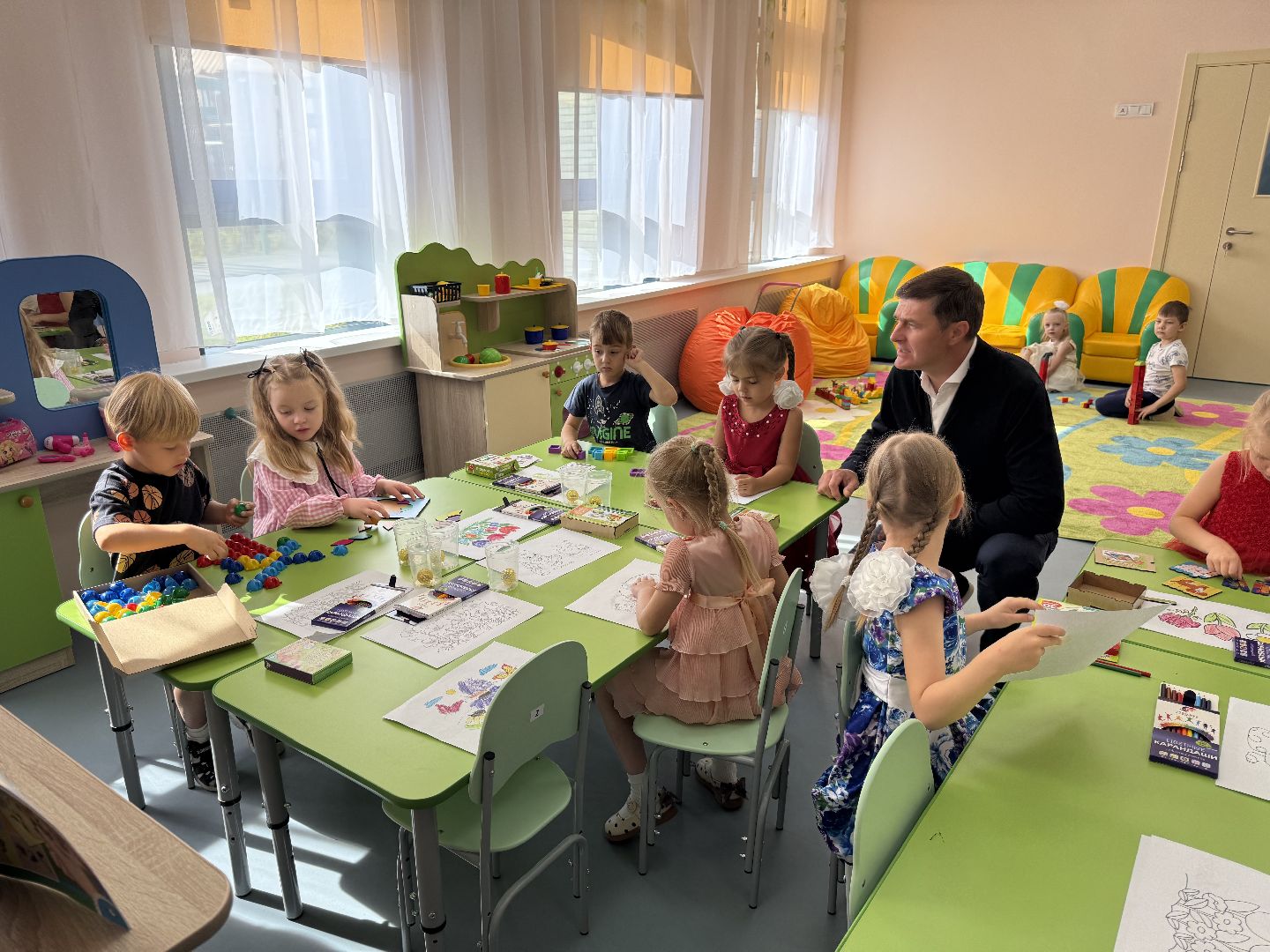 люберцы, детский сад, открытие детского сада, глава администрации городского округа владимир во,