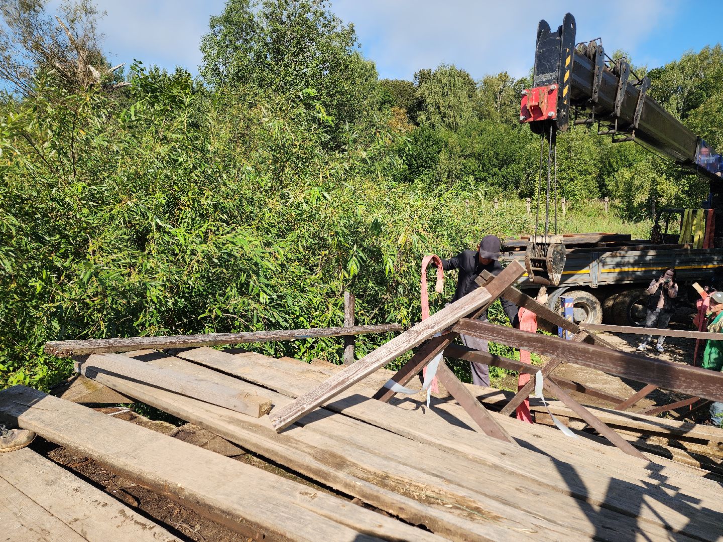 солнечногорск, тимоново, мост, жители, ремонт,