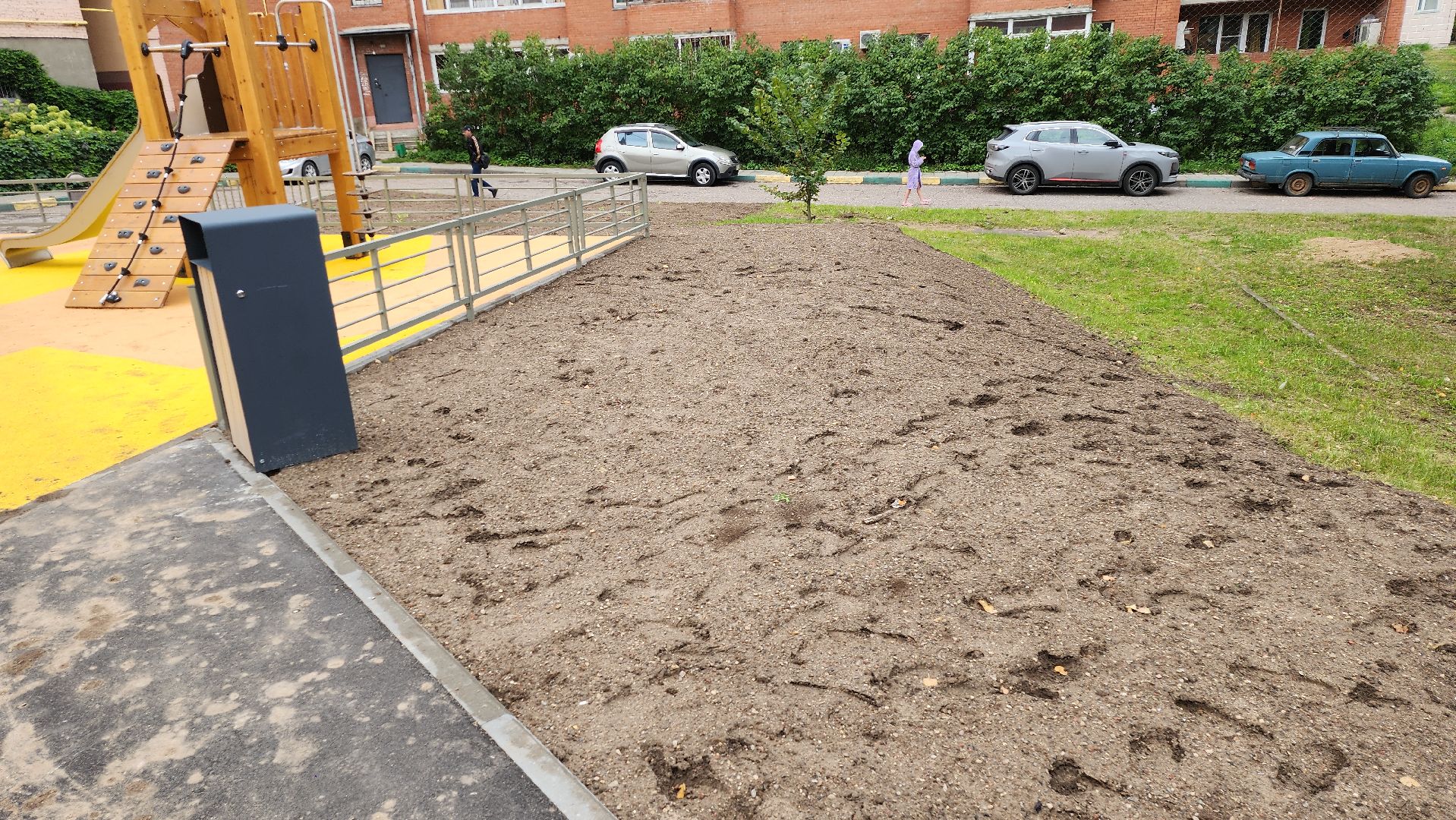 серпухов, подмосковье, новая детская площадка,