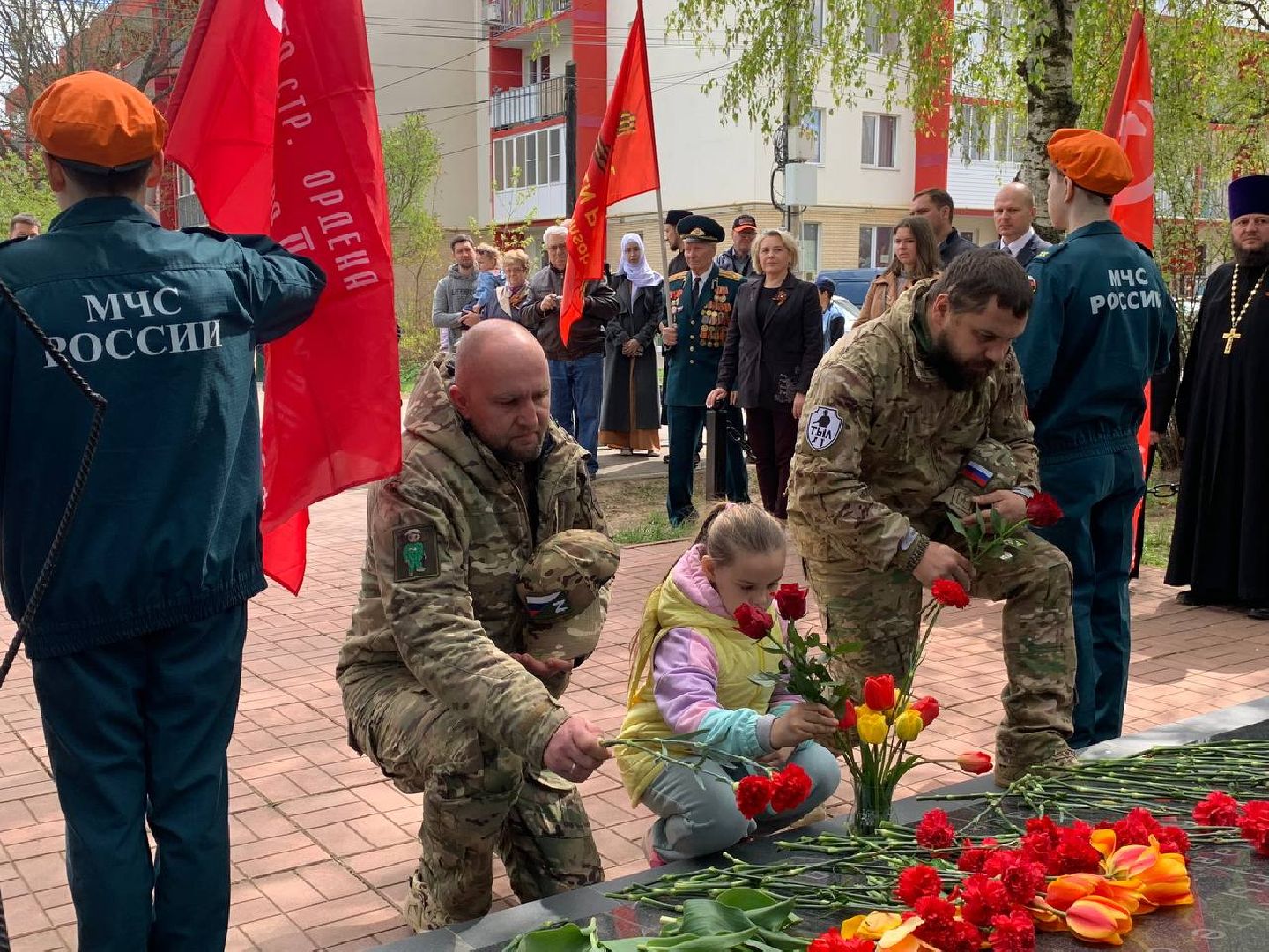 Звенигород, День Победы, автопробег, возложение цветов