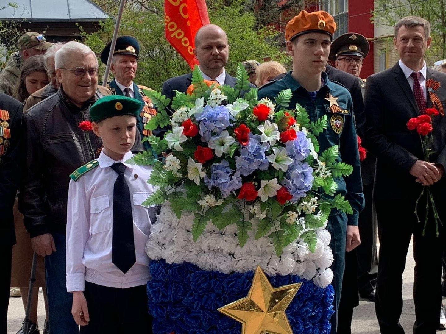 Звенигород, День Победы, автопробег, возложение цветов