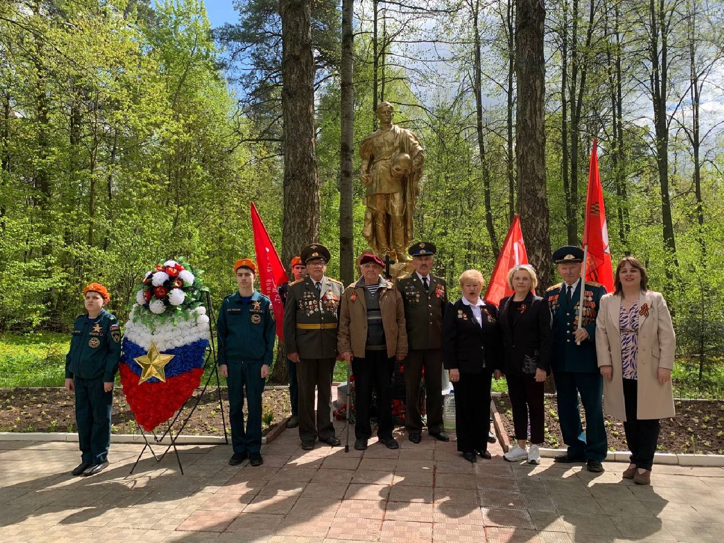 Звенигород, День Победы, автопробег, возложение цветов