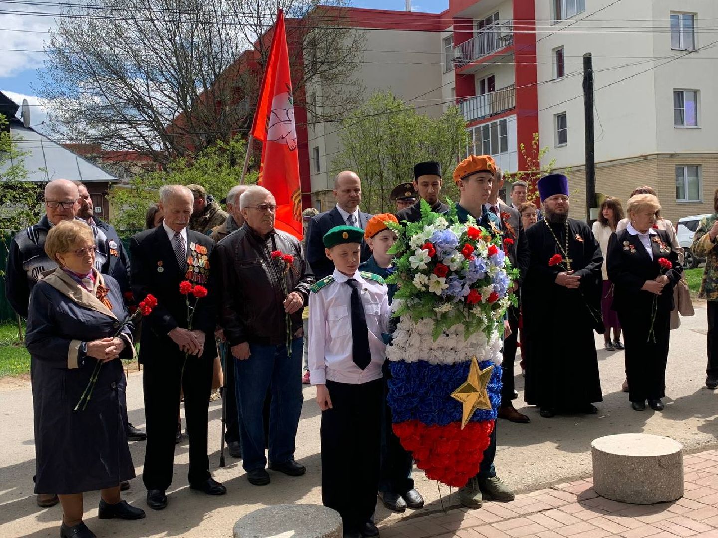 Звенигород, День Победы, автопробег, возложение цветов