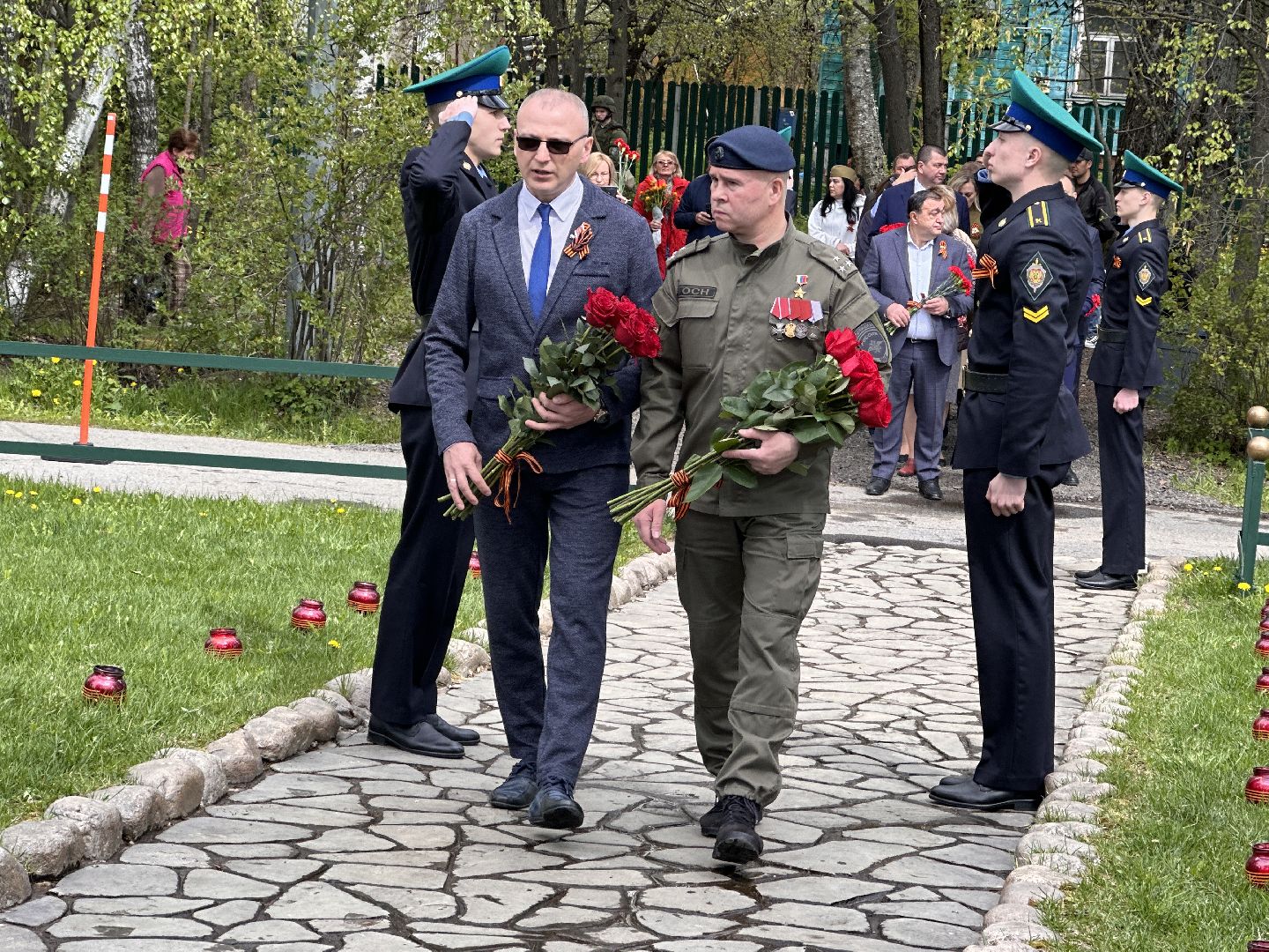 Одинцово, Солманово, Камни памяти и славы, 9 мая, День Победы