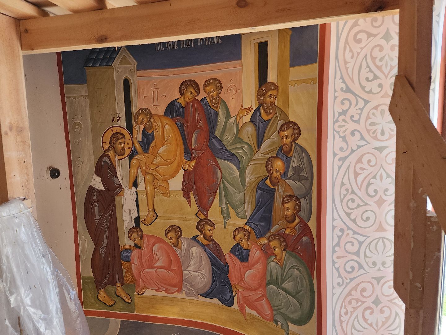 фрязино, роспись храма, иконописец, иконопись,