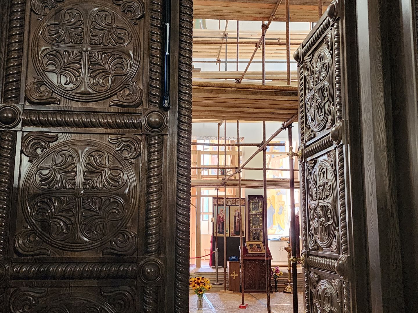 фрязино, роспись храма, иконописец, иконопись,