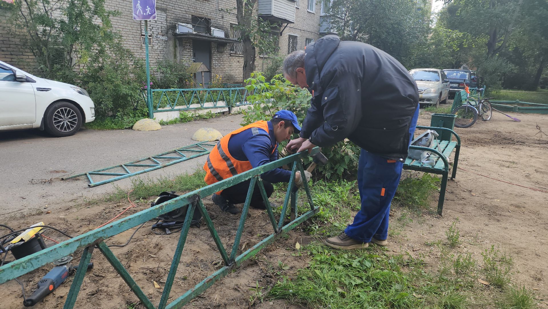 вертикалки, пушкино, коммунальная служба, уборка во дворах, ограждение,сварка,ремонт,комунальная техника,