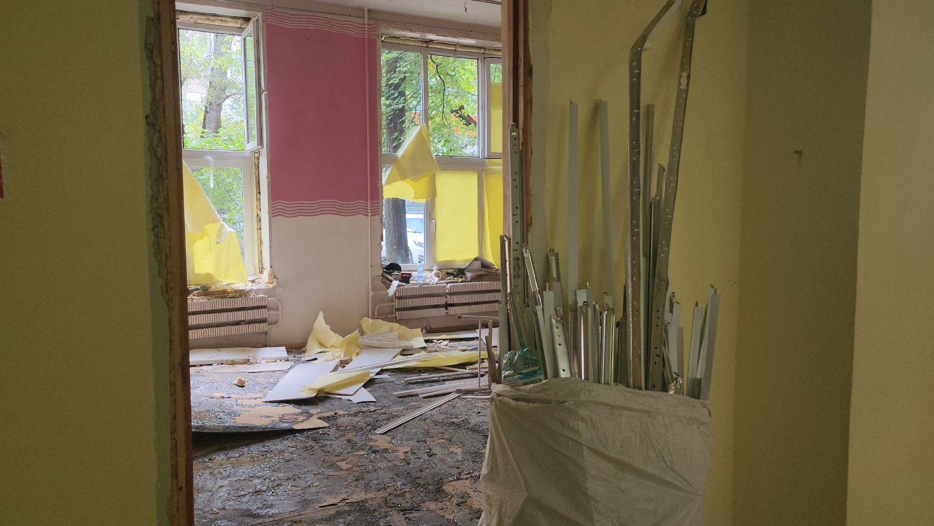 люберцы, библиотека им Есенина, ремонт библиотеки,