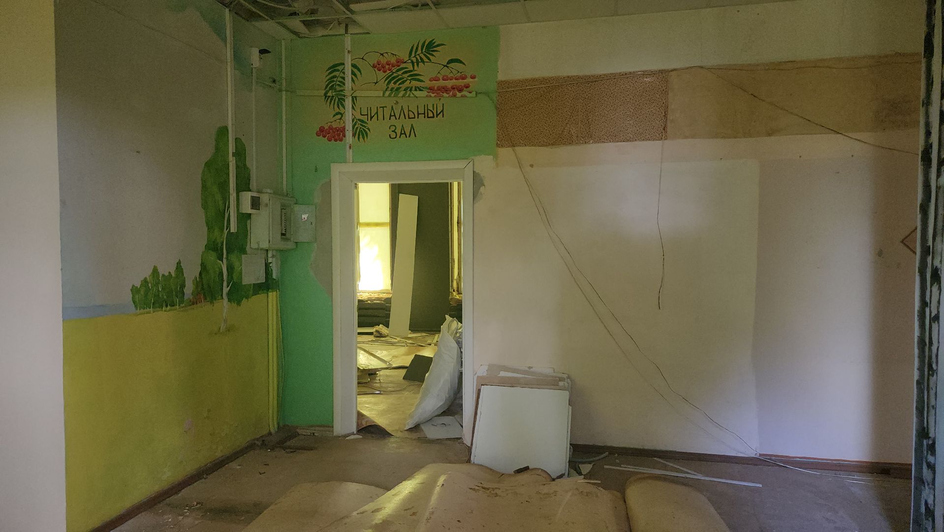люберцы, библиотека им Есенина, ремонт библиотеки,