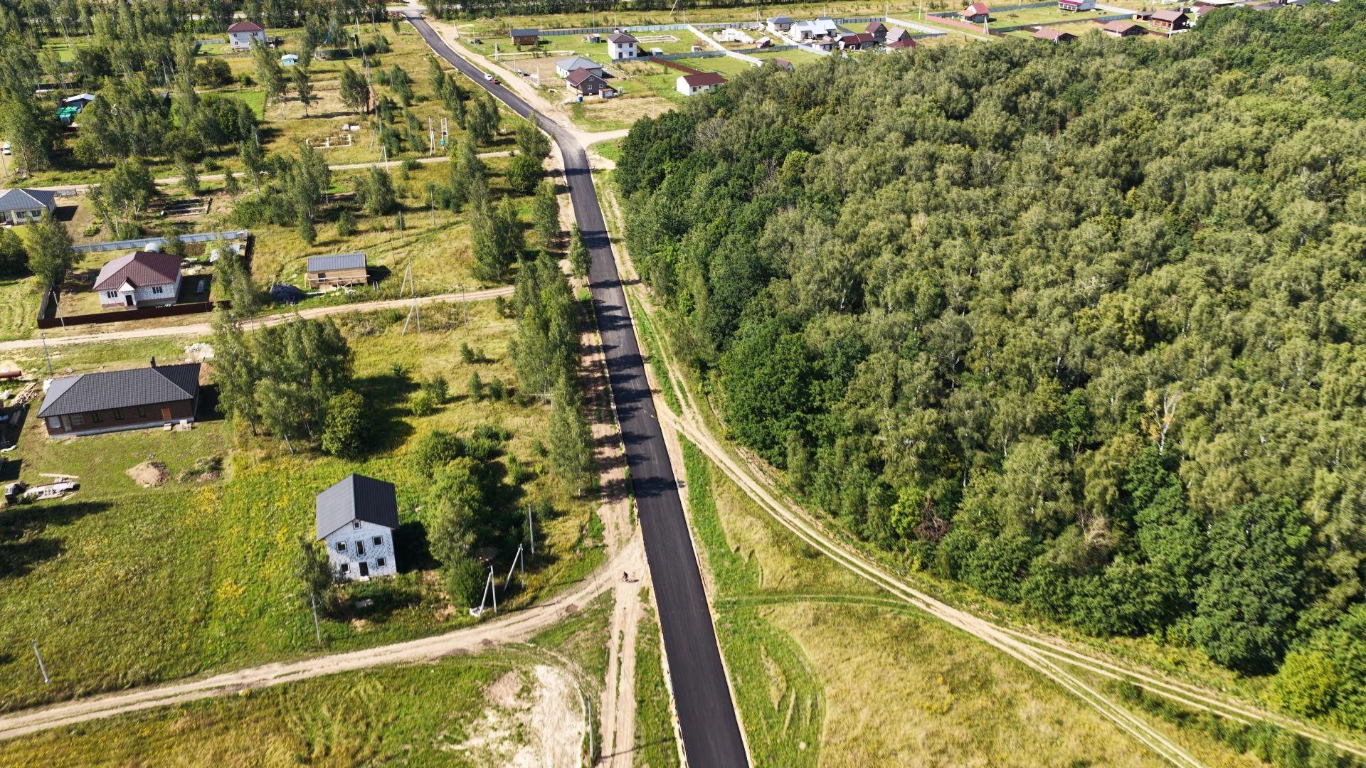 видео с коптера, дороги зарайска,