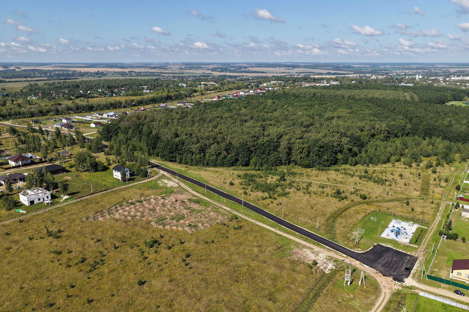 видео с коптера, дороги зарайска,