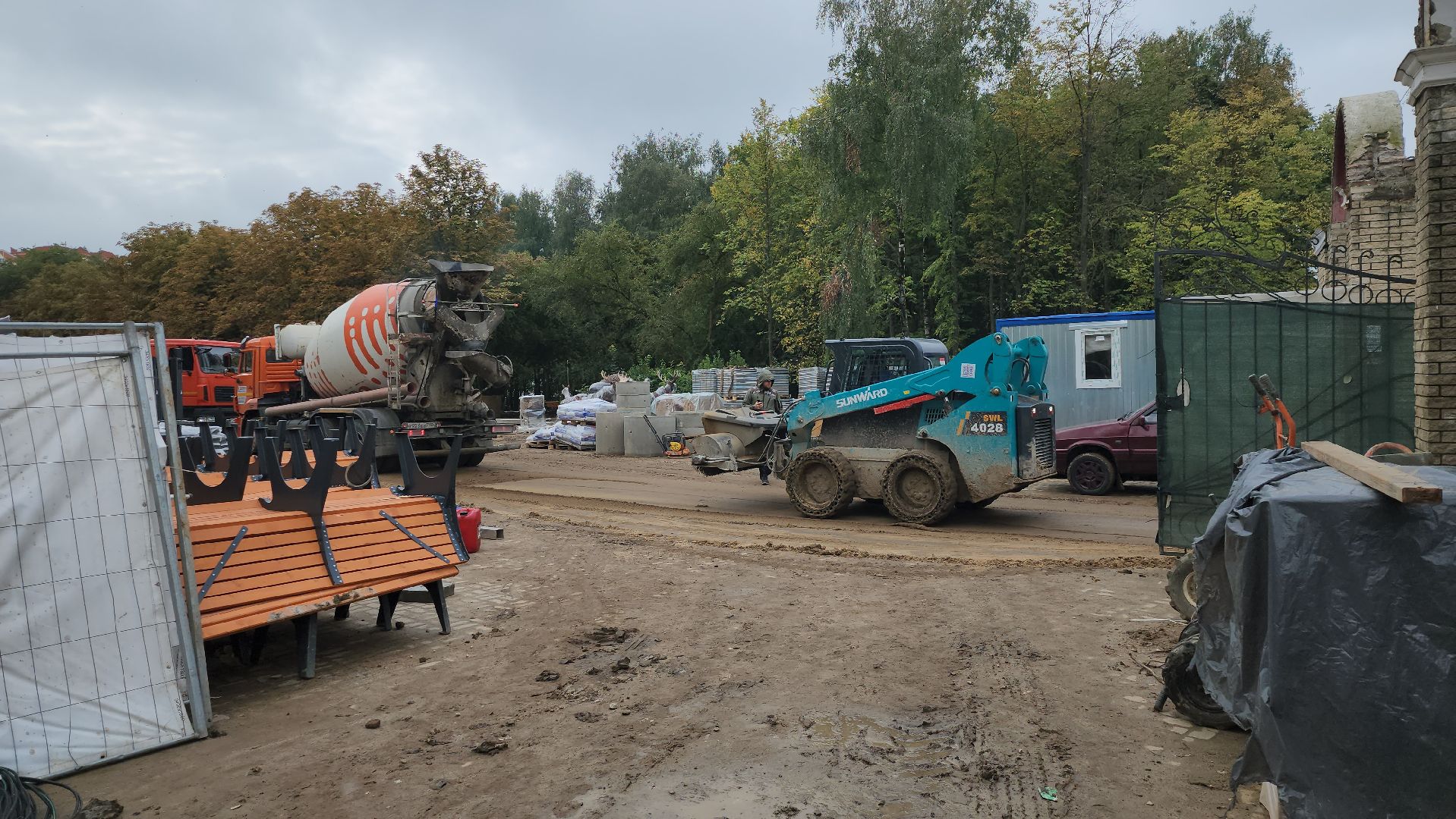 серпухов, подмосковье, парк питомник, реконструция парка,