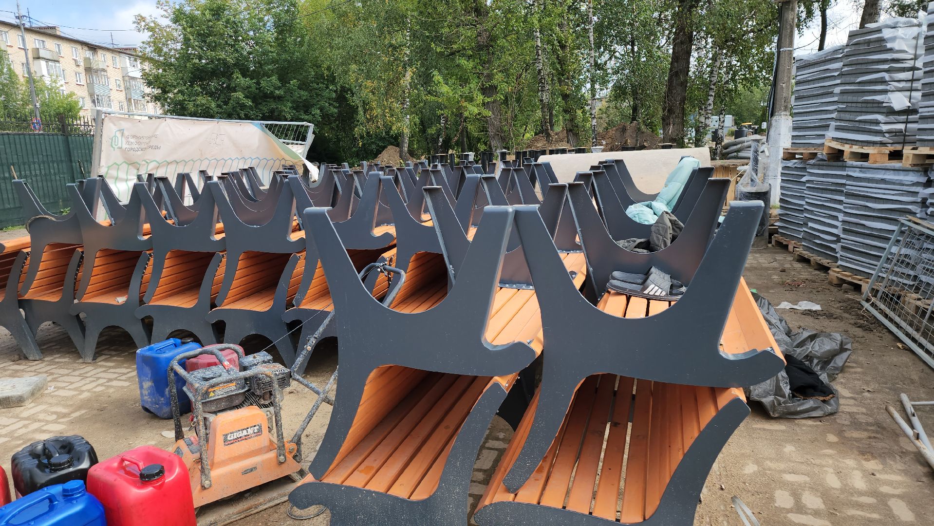 серпухов, подмосковье, реконструкция парка, парк питомник,