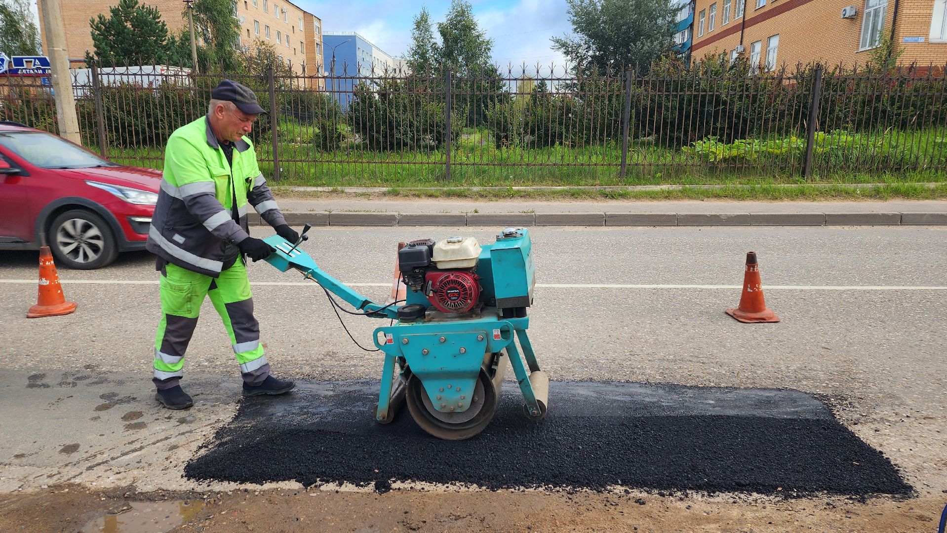 волоколамск, ямочный ремонт дорог, добродел,