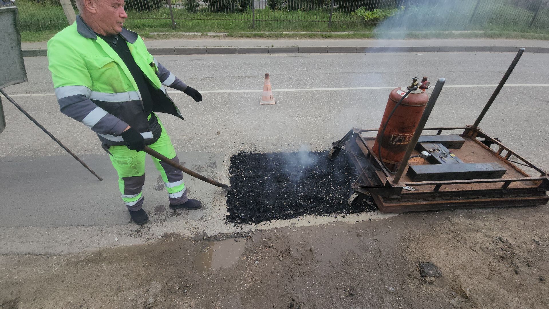 волоколамск, ямочный ремонт дорог, добродел,