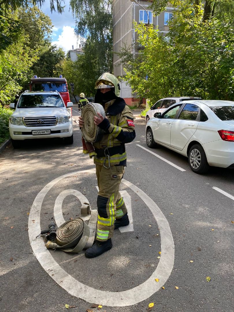 МЧС учения в школе 11 в Балашихе,