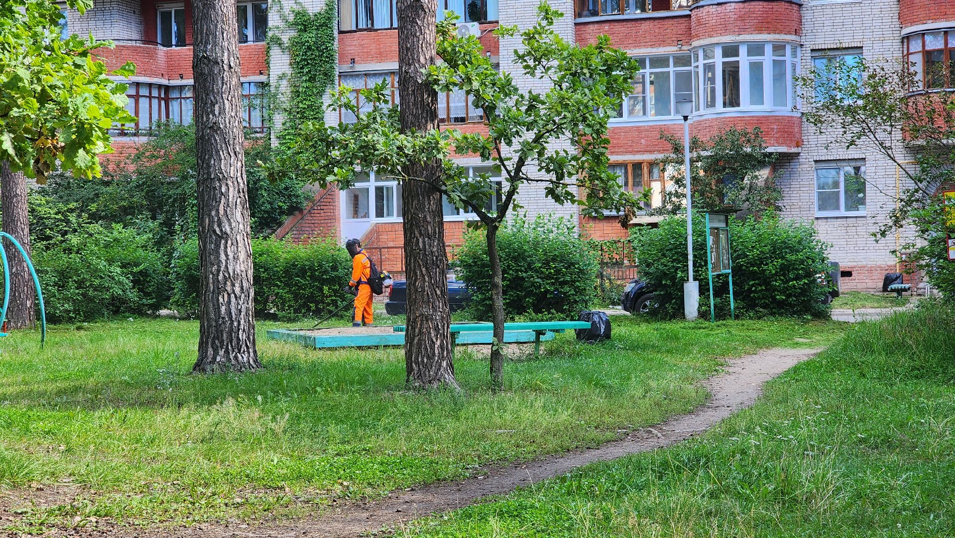 покос травы, протвино,  благоустройство,