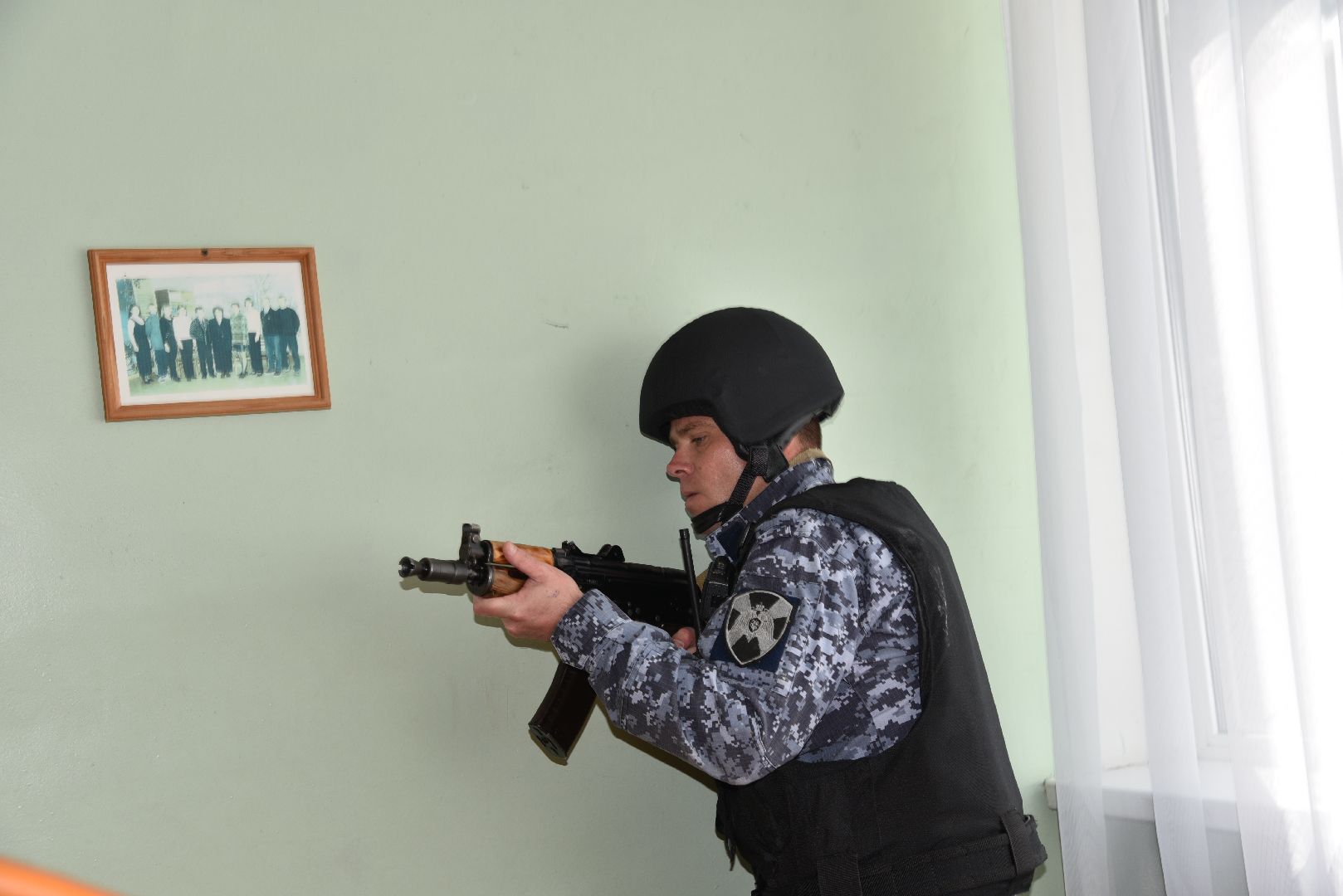 лотошино, ошейкинская школа, антитеррор, антитеррористическая безопасность, учения в школе, росгвардия, полиция, мособлпожспас,