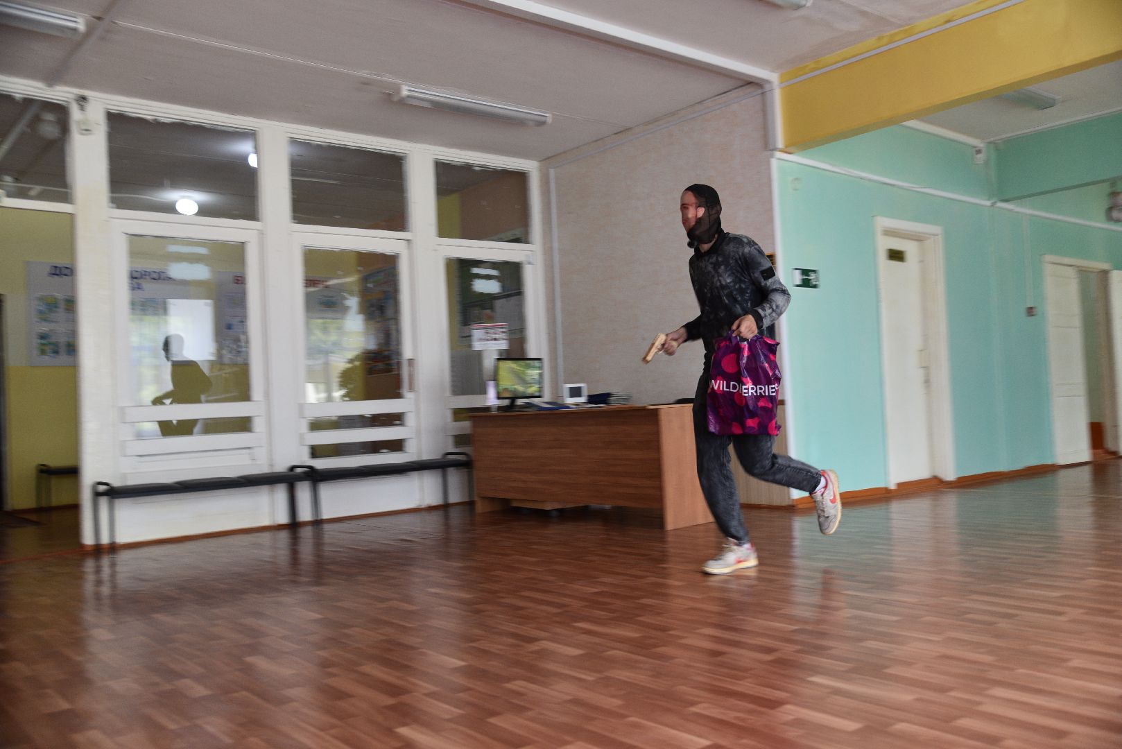 лотошино, ошейкинская школа, антитеррор, антитеррористическая безопасность, учения в школе, росгвардия, полиция, мособлпожспас,