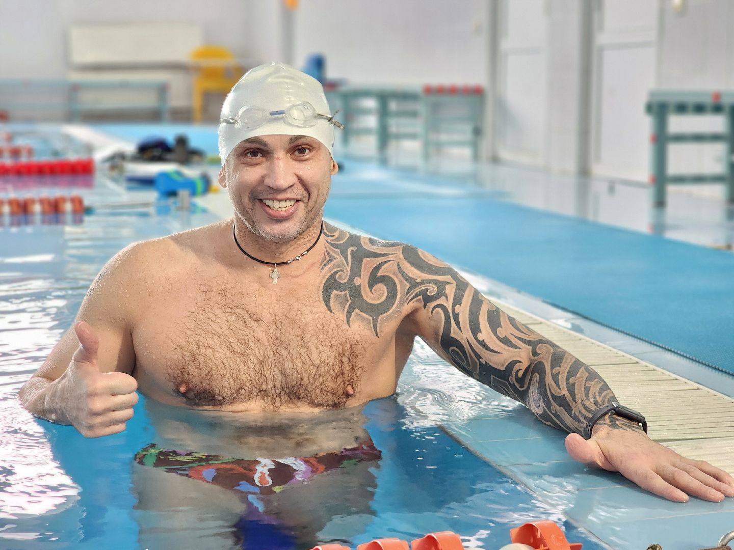 фрязино, зимнее плавание, арктика, паралимпийцы, заплыв,