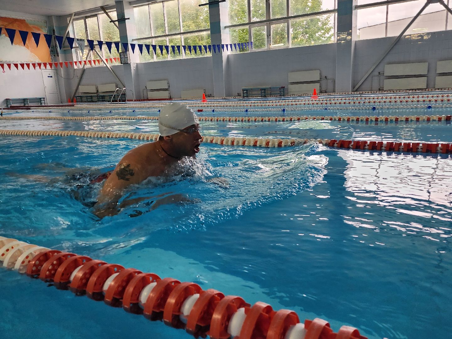 фрязино, зимнее плавание, арктика, паралимпийцы, заплыв,