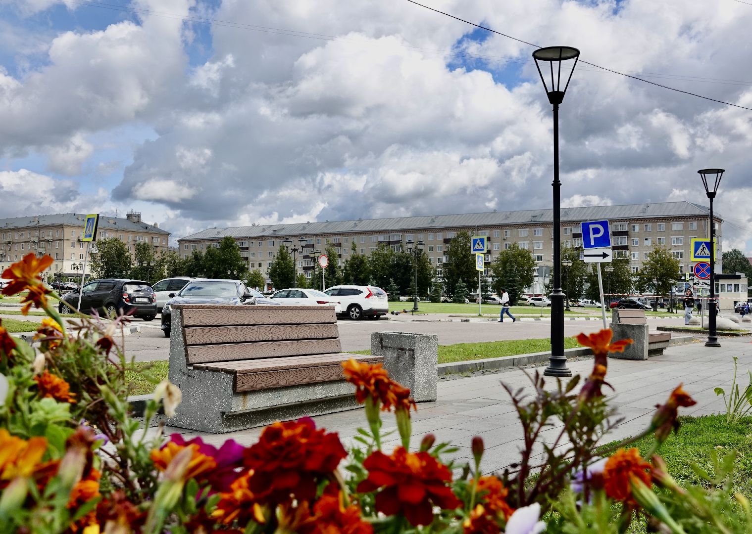 сергиев посад, благоустройство, сергиево-посадский городской округ,лавочки, дорога к храму, пешеходная зона,