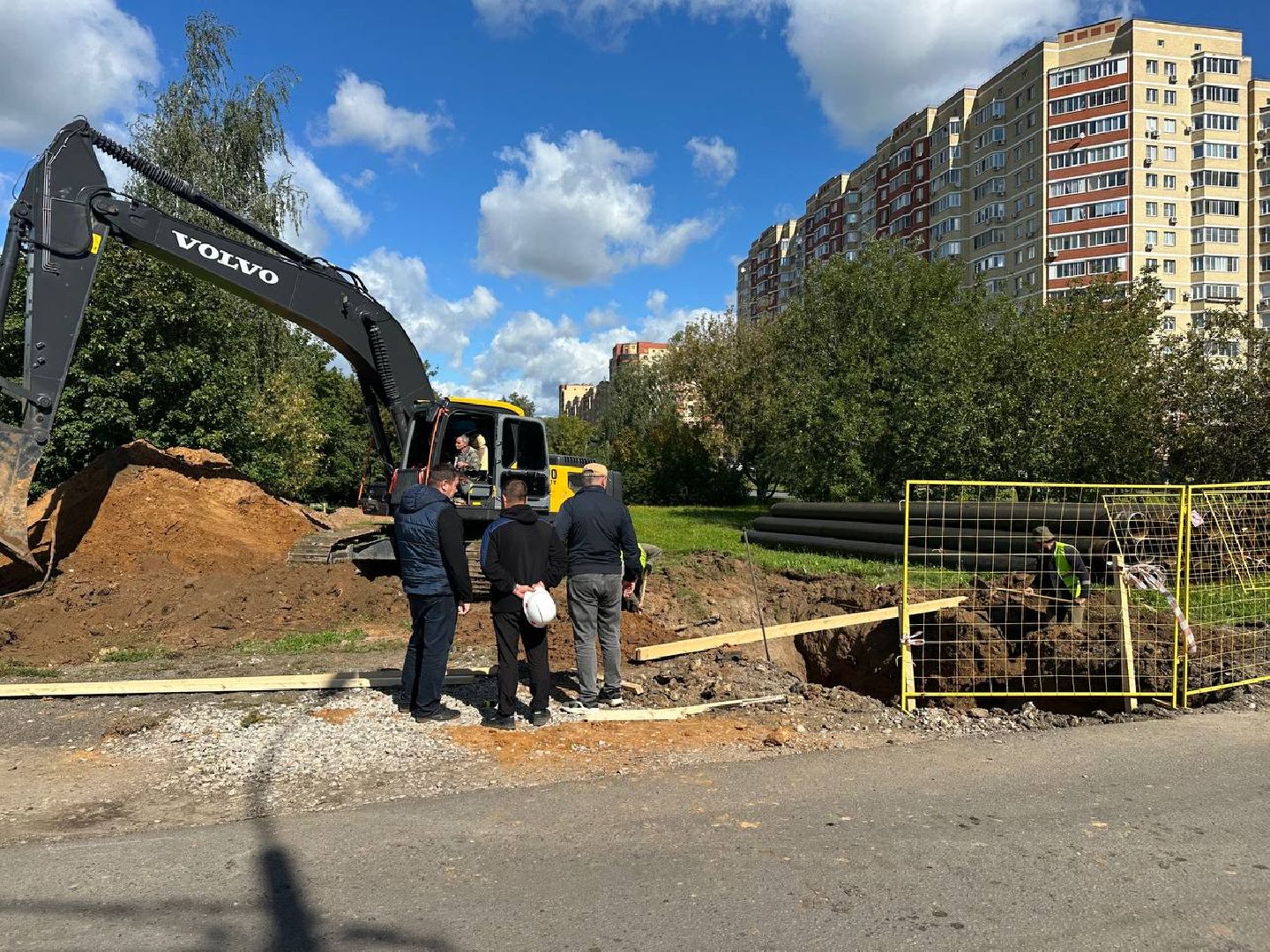 ремонт тепловых сетей, домодедово, жкх,