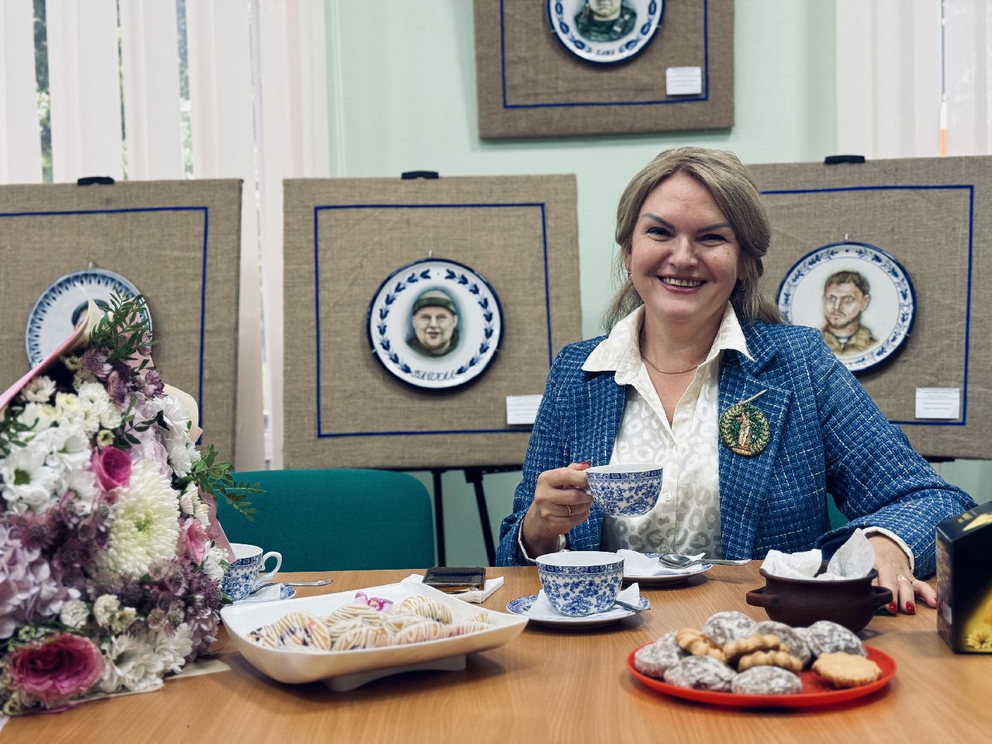 раменское, открытие выставки, ггу, гжельский государственный университет, портреты героев, сво,