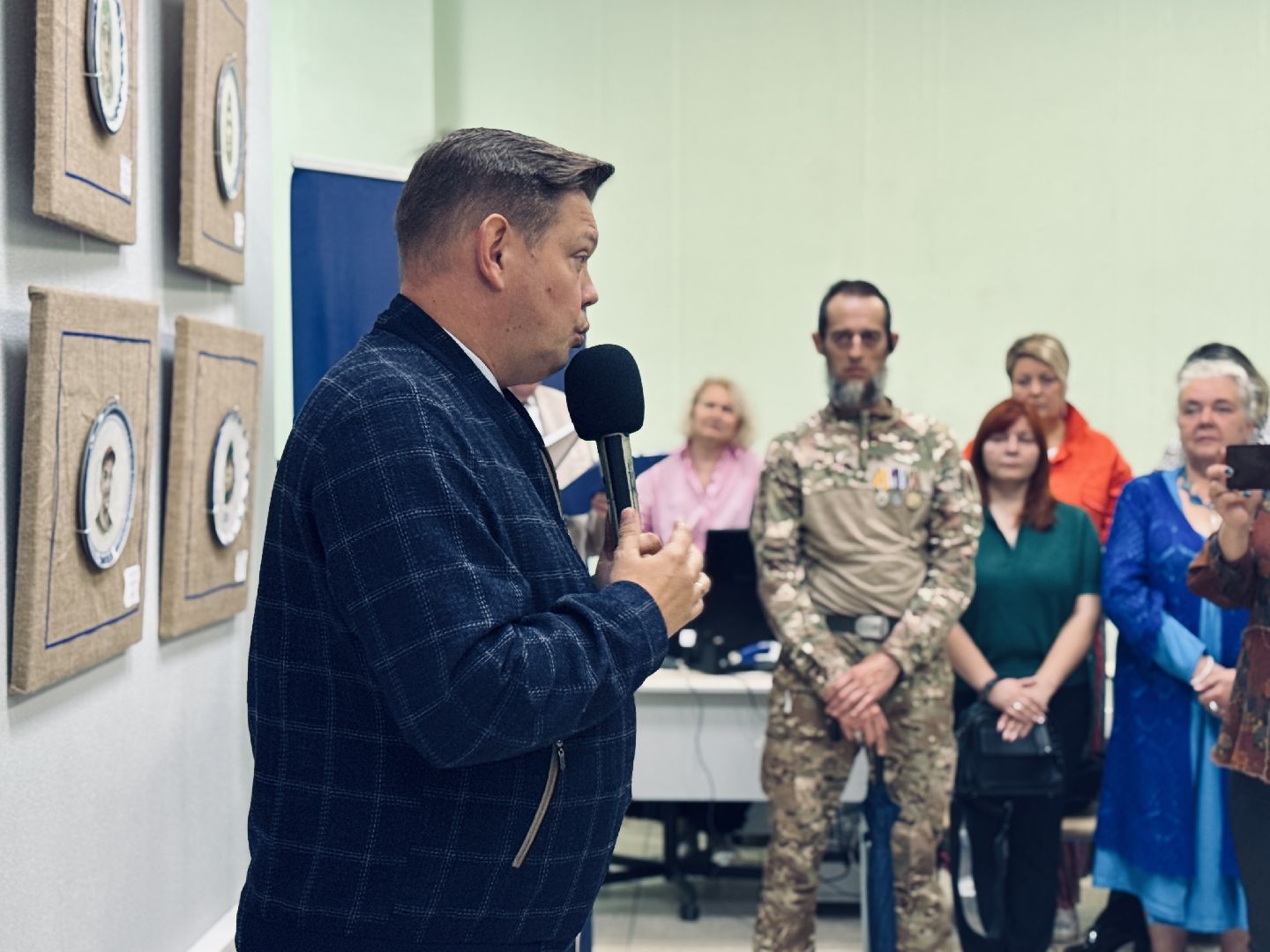 раменское, открытие выставки, ггу, гжельский государственный университет, портреты героев, сво,