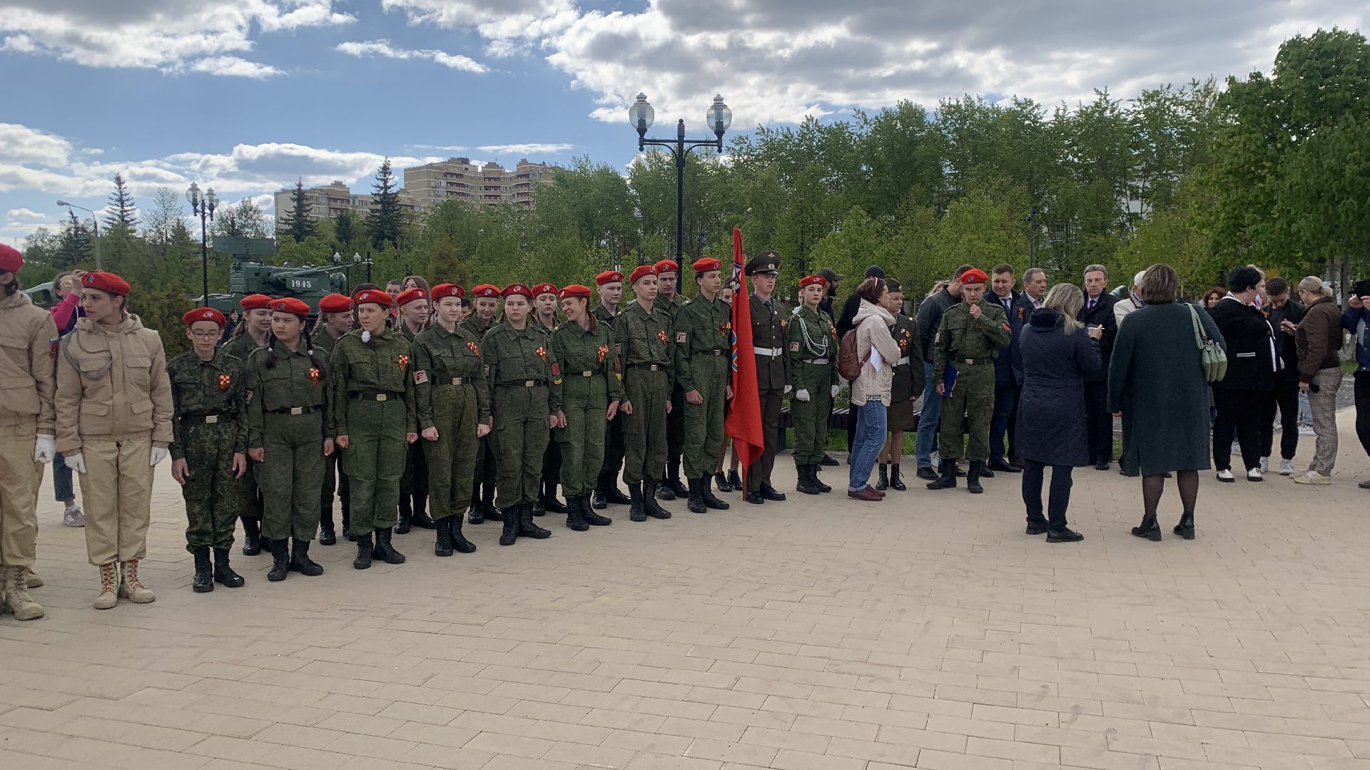 Ступино, Знамя Победы, 9 мая