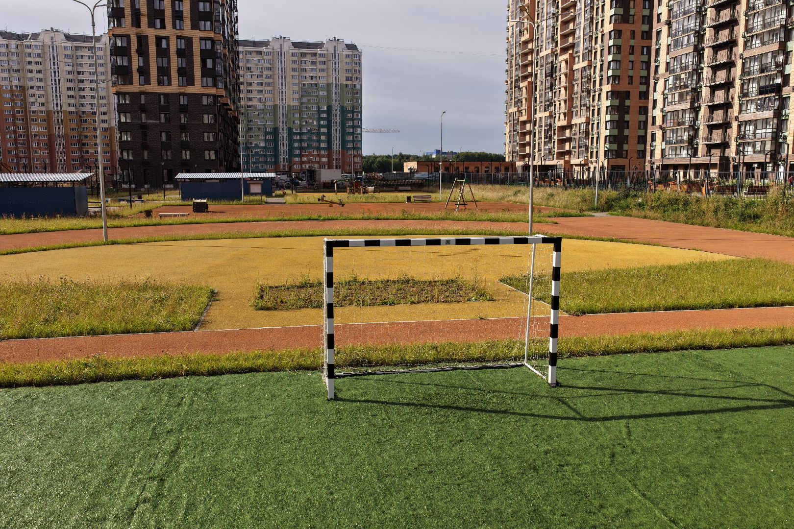 видео с коптера, новая школа в балашихе, школа в жк героев,